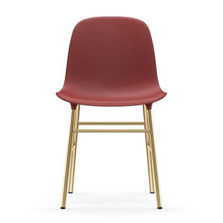 Normann Copenhagen Form polypropylene chair with brass legs - Buy now on ShopDecor - Discover the best products by NORMANN COPENHAGEN design