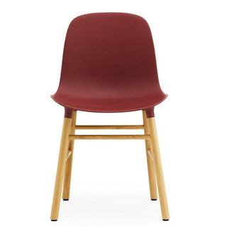 Normann Copenhagen Form polypropylene chair with oak legs - Buy now on ShopDecor - Discover the best products by NORMANN COPENHAGEN design