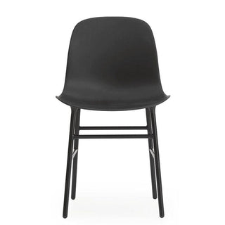 Normann Copenhagen Form polypropylene chair with lacquered steel legs - Buy now on ShopDecor - Discover the best products by NORMANN COPENHAGEN design