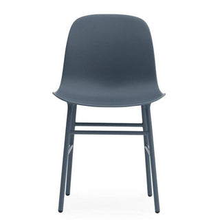 Normann Copenhagen Form polypropylene chair with lacquered steel legs - Buy now on ShopDecor - Discover the best products by NORMANN COPENHAGEN design