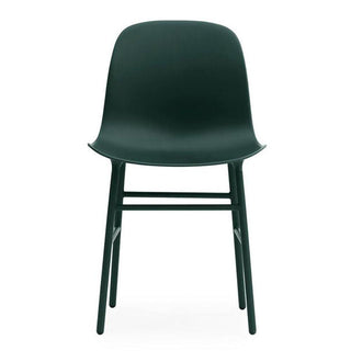 Normann Copenhagen Form polypropylene chair with lacquered steel legs - Buy now on ShopDecor - Discover the best products by NORMANN COPENHAGEN design