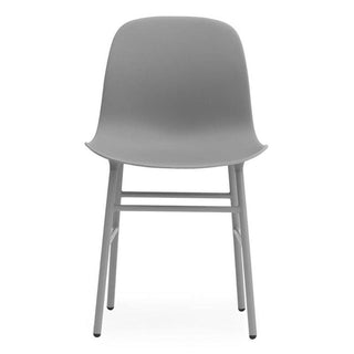 Normann Copenhagen Form polypropylene chair with lacquered steel legs - Buy now on ShopDecor - Discover the best products by NORMANN COPENHAGEN design