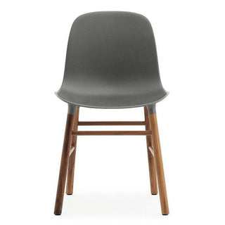 Normann Copenhagen Form polypropylene chair with walnut legs - Buy now on ShopDecor - Discover the best products by NORMANN COPENHAGEN design