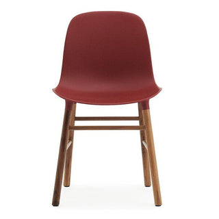 Normann Copenhagen Form polypropylene chair with walnut legs - Buy now on ShopDecor - Discover the best products by NORMANN COPENHAGEN design