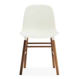 Normann Copenhagen Form polypropylene chair with walnut legs - Buy now on ShopDecor - Discover the best products by NORMANN COPENHAGEN design