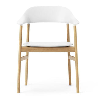 Normann Copenhagen Herit polypropylene armchair with oak legs - Buy now on ShopDecor - Discover the best products by NORMANN COPENHAGEN design