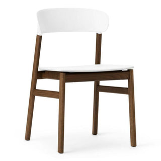 Normann Copenhagen Herit polypropylene chair with smoked oak legs Normann Copenhagen Herit White - Buy now on ShopDecor - Discover the best products by NORMANN COPENHAGEN design