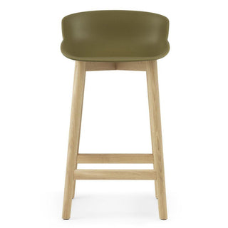 Normann Copenhagen Hyg oak bar stool with polypropylene seat h. 65 cm. - Buy now on ShopDecor - Discover the best products by NORMANN COPENHAGEN design