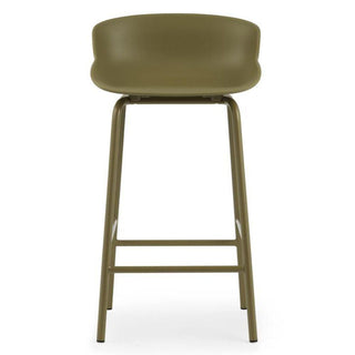 Normann Copenhagen Hyg steel bar stool with polypropylene seat h. 65 cm. - Buy now on ShopDecor - Discover the best products by NORMANN COPENHAGEN design