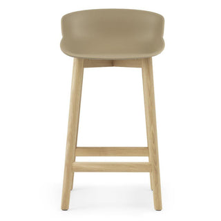 Normann Copenhagen Hyg oak bar stool with polypropylene seat h. 65 cm. - Buy now on ShopDecor - Discover the best products by NORMANN COPENHAGEN design