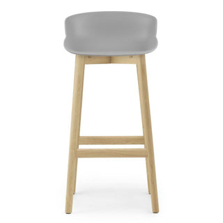 Normann Copenhagen Hyg oak bar stool with polypropylene seat h. 75 cm. - Buy now on ShopDecor - Discover the best products by NORMANN COPENHAGEN design