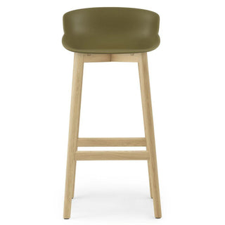 Normann Copenhagen Hyg oak bar stool with polypropylene seat h. 75 cm. - Buy now on ShopDecor - Discover the best products by NORMANN COPENHAGEN design