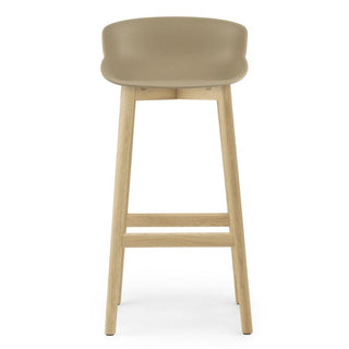 Normann Copenhagen Hyg oak bar stool with polypropylene seat h. 75 cm. - Buy now on ShopDecor - Discover the best products by NORMANN COPENHAGEN design