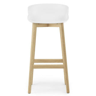 Normann Copenhagen Hyg oak bar stool with polypropylene seat h. 75 cm. - Buy now on ShopDecor - Discover the best products by NORMANN COPENHAGEN design