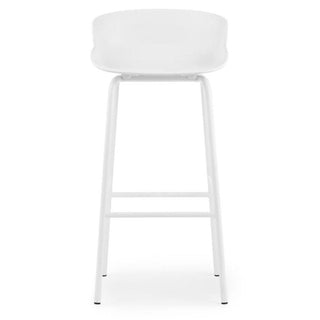 Normann Copenhagen Hyg steel bar stool with polypropylene seat h. 75 cm. - Buy now on ShopDecor - Discover the best products by NORMANN COPENHAGEN design