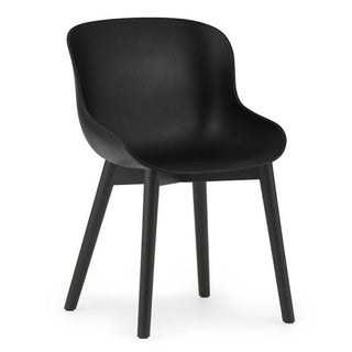 Normann Copenhagen Hyg polypropylene chair with black oak legs Normann Copenhagen Hyg Black - Buy now on ShopDecor - Discover the best products by NORMANN COPENHAGEN design