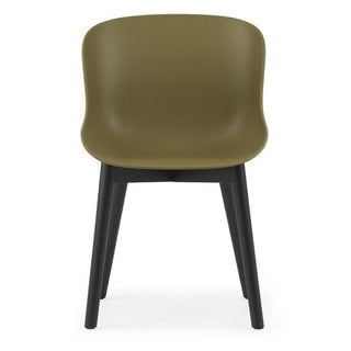 Normann Copenhagen Hyg polypropylene chair with black oak legs - Buy now on ShopDecor - Discover the best products by NORMANN COPENHAGEN design