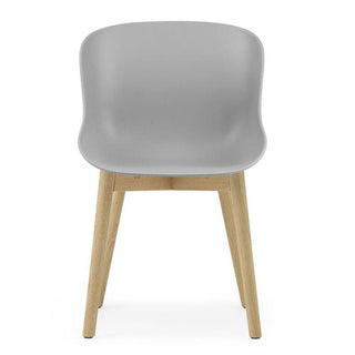 Normann Copenhagen Hyg polypropylene chair with oak legs - Buy now on ShopDecor - Discover the best products by NORMANN COPENHAGEN design