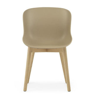 Normann Copenhagen Hyg polypropylene chair with oak legs - Buy now on ShopDecor - Discover the best products by NORMANN COPENHAGEN design