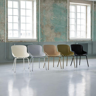 Normann Copenhagen Hyg polypropylene chair with steel legs - Buy now on ShopDecor - Discover the best products by NORMANN COPENHAGEN design