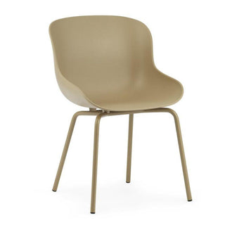 Normann Copenhagen Hyg polypropylene chair with steel legs Normann Copenhagen Hyg Sand - Buy now on ShopDecor - Discover the best products by NORMANN COPENHAGEN design