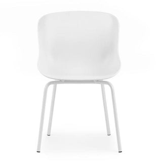 Normann Copenhagen Hyg polypropylene chair with steel legs - Buy now on ShopDecor - Discover the best products by NORMANN COPENHAGEN design