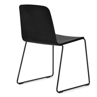 Normann Copenhagen Just chair in black oak with black steel structure - Buy now on ShopDecor - Discover the best products by NORMANN COPENHAGEN design