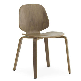 Normann Copenhagen My Chair walnut wood chair - Buy now on ShopDecor - Discover the best products by NORMANN COPENHAGEN design