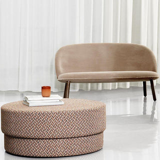 Normann Copenhagen Silo Large upholstery pouf in fabric diam. 90 cm. - Buy now on ShopDecor - Discover the best products by NORMANN COPENHAGEN design