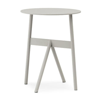 Normann Copenhagen Stock steel table h. 46 cm. Normann Copenhagen Stock Warm Grey - Buy now on ShopDecor - Discover the best products by NORMANN COPENHAGEN design