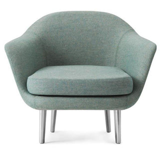 Normann Copenhagen Sum armchair full upholstery fabric with aluminium structure - Buy now on ShopDecor - Discover the best products by NORMANN COPENHAGEN design