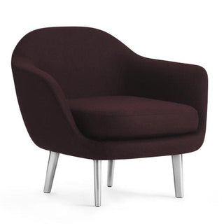 Normann Copenhagen Sum armchair full upholstery fabric with aluminium structure Normann Copenhagen Sum Synergy LDS88 - Buy now on ShopDecor - Discover the best products by NORMANN COPENHAGEN design