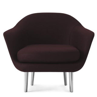 Normann Copenhagen Sum armchair full upholstery fabric with aluminium structure - Buy now on ShopDecor - Discover the best products by NORMANN COPENHAGEN design