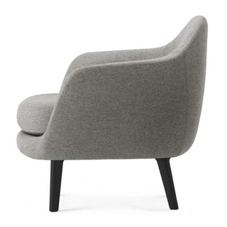 Normann Copenhagen Sum armchair full upholstery fabric with black aluminium structure - Buy now on ShopDecor - Discover the best products by NORMANN COPENHAGEN design