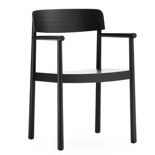 Normann Copenhagen Timb ash armchair Normann Copenhagen Timb Black - Buy now on ShopDecor - Discover the best products by NORMANN COPENHAGEN design