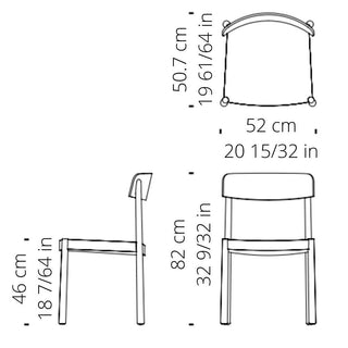 Normann Copenhagen Timb ash chair - Buy now on ShopDecor - Discover the best products by NORMANN COPENHAGEN design