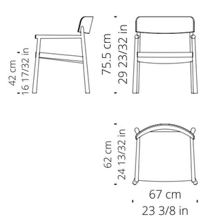 Normann Copenhagen Timb ash lounge armchair - Buy now on ShopDecor - Discover the best products by NORMANN COPENHAGEN design