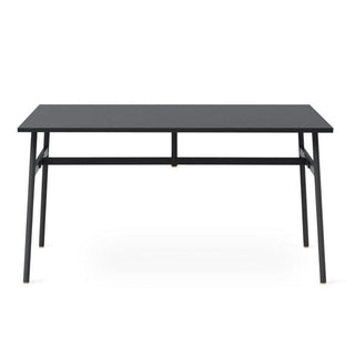 Normann Copenhagen Union table with laminate top 140x90 cm. and steel legs - Buy now on ShopDecor - Discover the best products by NORMANN COPENHAGEN design