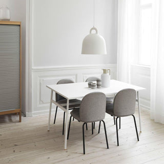 Normann Copenhagen Union table with laminate top 140x90 cm. and steel legs - Buy now on ShopDecor - Discover the best products by NORMANN COPENHAGEN design