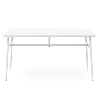 Normann Copenhagen Union table with laminate top 140x90 cm. and steel legs - Buy now on ShopDecor - Discover the best products by NORMANN COPENHAGEN design