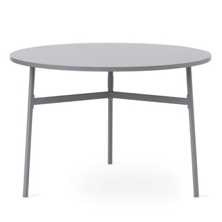 Normann Copenhagen Union table with laminate top diam. 110 cm, h. 74.5 cm. and steel legs - Buy now on ShopDecor - Discover the best products by NORMANN COPENHAGEN design