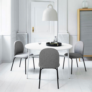 Normann Copenhagen Union table with laminate top diam. 120 cm, h. 74.5 cm. and steel legs - Buy now on ShopDecor - Discover the best products by NORMANN COPENHAGEN design