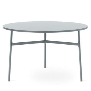 Normann Copenhagen Union table with laminate top diam. 120 cm, h. 74.5 cm. and steel legs - Buy now on ShopDecor - Discover the best products by NORMANN COPENHAGEN design