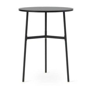 Normann Copenhagen Union table with laminate top diam. 80 cm, h. 105.5 cm. and steel legs - Buy now on ShopDecor - Discover the best products by NORMANN COPENHAGEN design