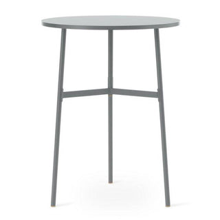 Normann Copenhagen Union table with laminate top diam. 80 cm, h. 105.5 cm. and steel legs - Buy now on ShopDecor - Discover the best products by NORMANN COPENHAGEN design