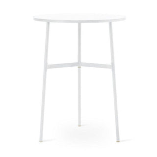 Normann Copenhagen Union table with laminate top diam. 80 cm, h. 105.5 cm. and steel legs - Buy now on ShopDecor - Discover the best products by NORMANN COPENHAGEN design