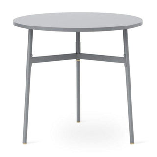 Normann Copenhagen Union table with laminate top diam. 80 cm, h. 74.5 cm. and steel legs - Buy now on ShopDecor - Discover the best products by NORMANN COPENHAGEN design