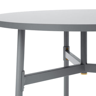 Normann Copenhagen Union table with laminate top diam. 80 cm, h. 74.5 cm. and steel legs - Buy now on ShopDecor - Discover the best products by NORMANN COPENHAGEN design