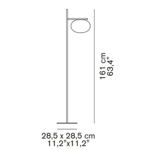 OLuce Alba 382 floor lamp satin brass by Mariana Pellegrino Soto - Buy now on ShopDecor - Discover the best products by OLUCE design