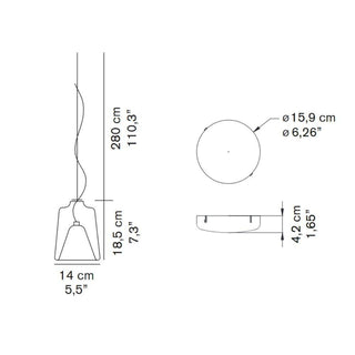 OLuce Lanternina 471 suspension lamp by Laudani & Romanelli - Buy now on ShopDecor - Discover the best products by OLUCE design